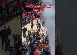 Pistons Beat The Raptors At The Buzzer Nba Sports Pistons