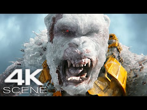 Godzilla King Kong Shimo Vs Skar King 2024 Final Fight Scene Godzilla X Kong The New Empire