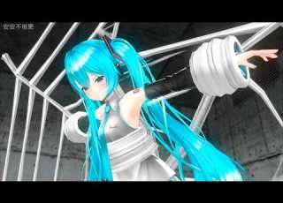 MMD Hatsune Miku Trapped In A Spider Web 初音未来被困蜘蛛网