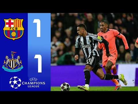 ملخص اهداف مباراة برشلونه ونيوكاسل يونايتد 1 1 مباراة مثيرة جدا L دوري ابطال اوروبا