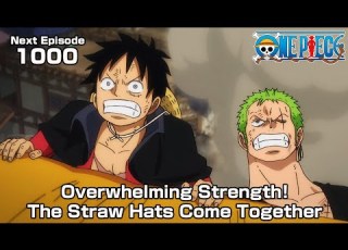 ONE PIECE Episode1000 Overwhelming Strength The Straw Hats Come Together