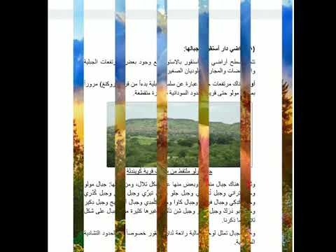 Ahmad Sharif تراث قبيلة الارنقا فنان المبدع ابراهيم خواجة