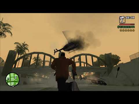 GTA San Andreas 6 Star Wanted Level Rampage 2020 GTA San Andreas 6 Star Wanted Level Rampage 2020