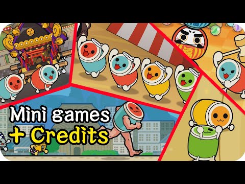 All Mini Games English Credits Taiko No Tatsujin Switch Ver