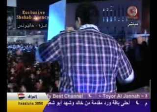 مقطع من دور محمد في يسلمو يا دكتور حفل غزه 2
