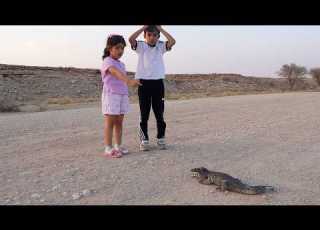 لين و عبودي يسمعون اصوات غريبه في الوادي
