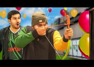  تحدي البالونات مع شباب فالكونز العيون بغت تودع