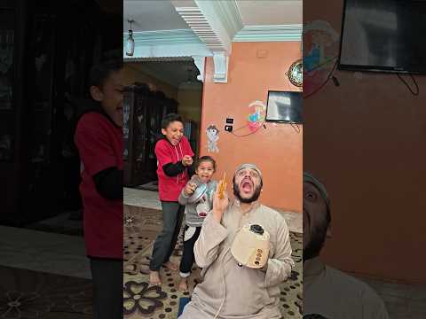 شوفو عملنا مقلب اول يوم العيد في بابا