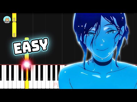 Full Chainsaw Man Movie Reze Arc OST In The Pool EASY Piano Tutorial Sheet Music