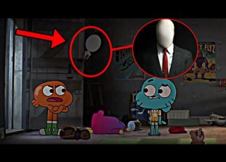5 لقطات مرعبة يظهر فيها سلندرمان في برامج الكرتون 5 Appears Of Slenderman In Famous Cartoons