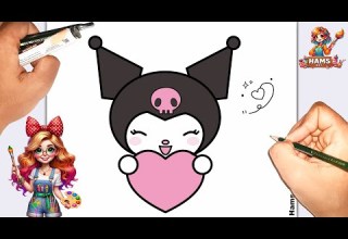 رسم كرومي كيوت خطوة بخطوة رسم انمي سهل رسم شخصيات كرتونية تعليم الرسم للمبتدئين همس ارت