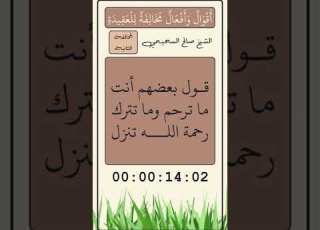 أقوال وأفعال مخالفة للعقيدة المخالفة الثانية