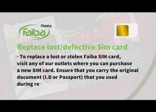  Replace Lost Or Defective Sim Card