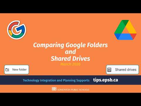 Comparing Google Folders And Shared Drives