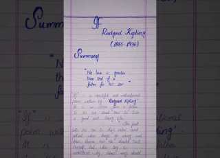  Summary Poem IF By RudyardKipling 9thclass 9thnewsyllabus 9thnewsyllabus2025 Summary If Easy