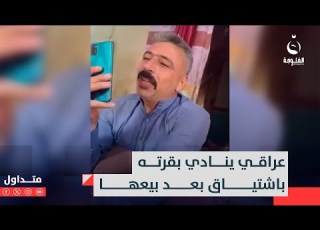  سميرة يوو عراقي ينادي بقرته باشتياق بعد بيعها متداول