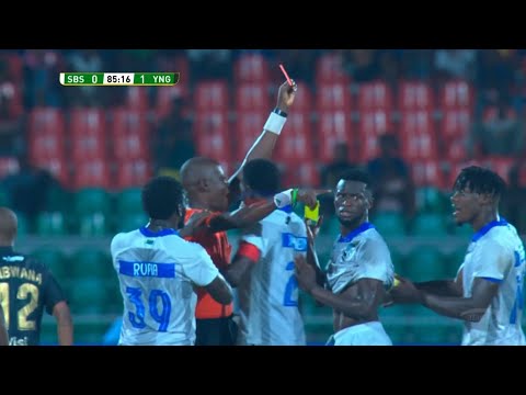 Singida BS 0 1 Yanga Kadi Nyekundu Kwa Camara Wa Yanga Morice Chukwu Wa Singida BS