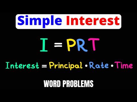Simple Interest Formula I PRT Solve Word Problems Examples Eat Pi