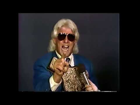 The Nature Boy Prepares For The Great American Bash Ric Flair On NWA Pro Wrestling July 2nd 1988