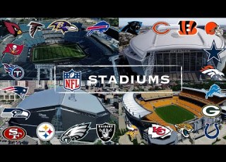 NFL Stadiums 4K Drone Footage