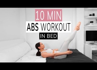 ABS WORKOUT IN BED Lose Fat At Home
