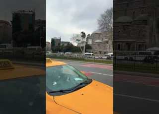 شوارع اسطنبول في الشتاء اسطنبول تركيا سفر