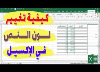كيفية تغيير لون النص في الال قم بتغيير لون الكتابة الي اللون الذي تحب