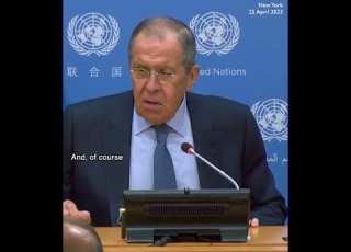  You Suspect That I Would Not Speak In Russian Russian FM Lavrov Jokes With Journalists At UN