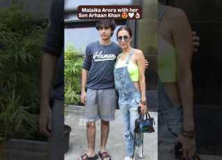 Malaika Arora With Her Son Arhaan Shorts Malaikaarora Malaikaarorafamily