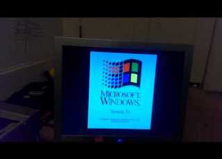 Vintage 386 33mhz 7mb Windows 3 1 Desktop Bootup