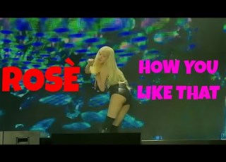  BLACKPINK ROSÉ HOW YOU LIKE THAT FANCAM SoFi Stadium LA 250705
