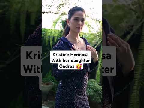 Beautiful KRISTINE HERMOSA ORILLE SOTTO With Beautiful Daughter ONDREA HERMOSA SOTTO