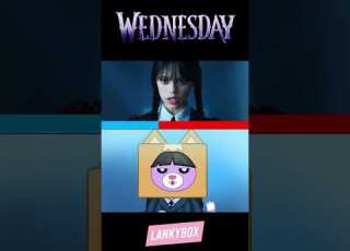  WEDNESDAY ADDAMS لكن إنه LANKYBOX FOXY Shorts