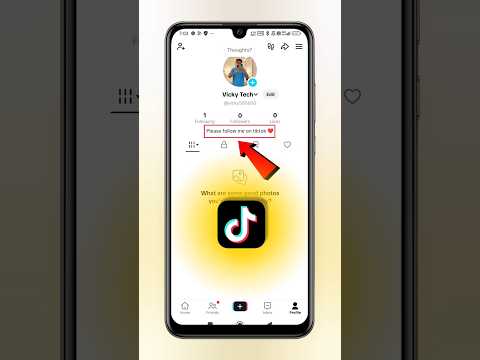 TikTok Profile Mein Bio Kaise Lagaye 2026 How To Update Bio On TikTok Techfrack Shorts