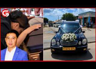 MSAFARA Wa MAGARI ULIOBEBA MWILI Wa MCHINA ALIYEUAWA MABIBO NDUGU WAKUMBATIA JENEZA NI VILIO