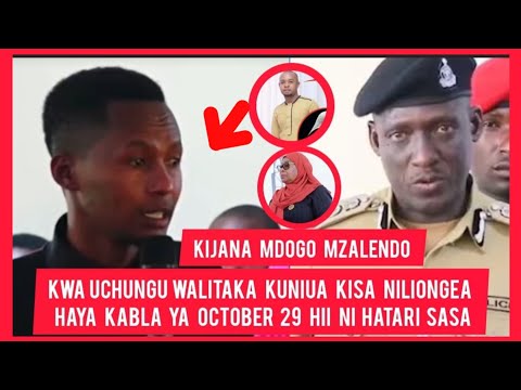 DUH KIJANA MZALENDO AELEZA KWA UCHUNGU WALITAKA KUNIUA KISA NILIONGEA HIVI KABLA YA OCTOBER 29