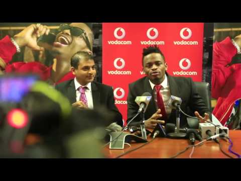 Diamond Platnumz Vodacom Press Conference