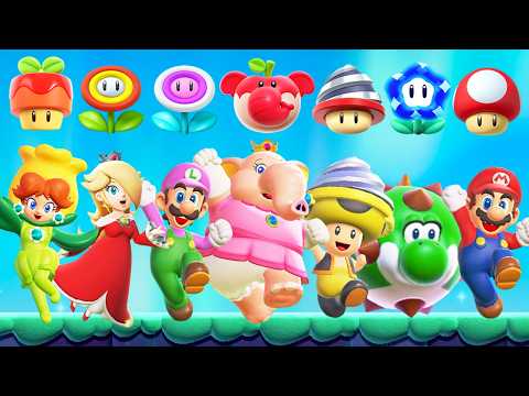 Super Mario Bros Wonder All Character Power Ups DLC Included