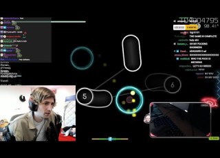 XQc Reacts To The 1 Osu Player Full Combos INSANE Map