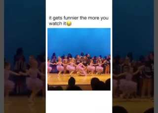 Boom Boom Fall Pile Of Ballerinas Epic Fail Comedy Funny Hillarious Ballet Fall Dontlaugh