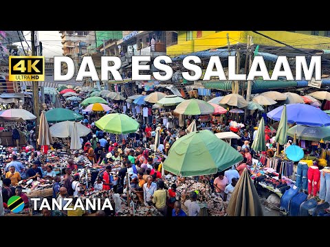 Dar Es Salaam A City Walk Through Kariakoo Jangwani Tanzania Dec 2025 4K