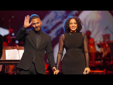 تامر حسني ماس محمد رحيم يروح البحر ليله تكريم في حب محمد رحيم