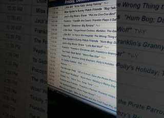  Nick Jr Schedule December 2012