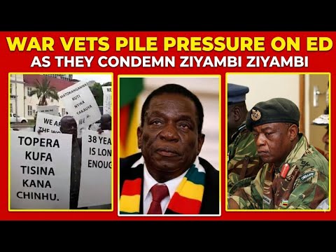 War Veterans Turn On ED Demand Ziyambi Ziyambi Be Fired NOW