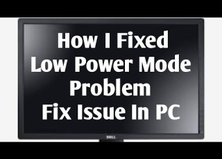  How To Fix Power Saving Mode Problem In Pc