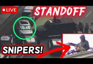 BREAKING HOSTAGE SNIPERS SWAT Surrounds CAR In Beverly Hills Armed Suspect Standoff 