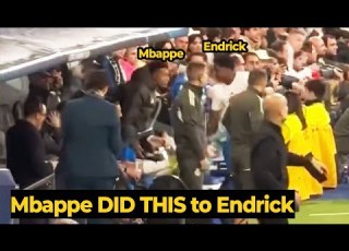 Moment Mbappé Motivating Endrick Before He Subbed In Into The Game Vs Man City