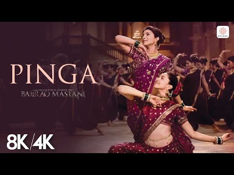 Pinga 8K 4K Music Video Deepika Padukone Priyanka Chopra Shreya Ghoshal Bajirao Mastani