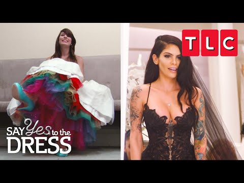 Kleinfeld S Most Colorful Dresses Say Yes To The Dress TLC