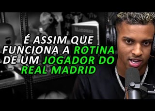  ROTINA DE UM JOGADOR DO REAL MADRID RODRYGO GOES Podpah 417 FlowPah Cortes